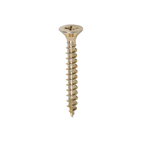 This is an image of Timco - Classic Multi-Purpose Screws - PZ - Double Countersunk - Yellow 4.5 x 35mm - (200 PCS Box) 45035CLAF