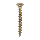 This is an image of Timco - Classic Multi-Purpose Screws - PZ - Double Countersunk - Yellow 4.5 x 40mm - (200 PCS Box) 45040CLAF