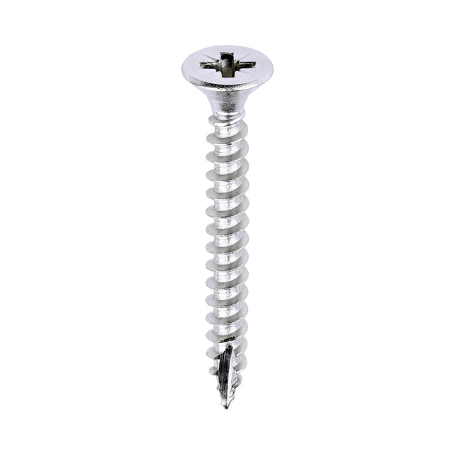 This is an image of Timco - Classic Multi-Purpose Screws - PZ - Double Countersunk - A2 Stainless Steel 4.5 x 40mm - (200 PCS Box) 45040CLASS