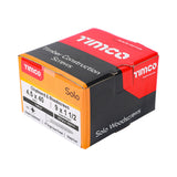 This is an image of Timco - Solo Chipboard & Woodscrews - PZ - Double Countersunk - Yellow 4.5 x 40mm - (200 PCS Box) 45040SOLOC