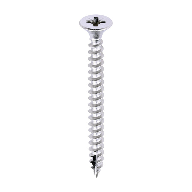 This is an image of Timco - Classic Multi-Purpose Screws - PZ - Double Countersunk - A2 Stainless Steel 4.5 x 50mm - (200 PCS Box) 45050CLASS