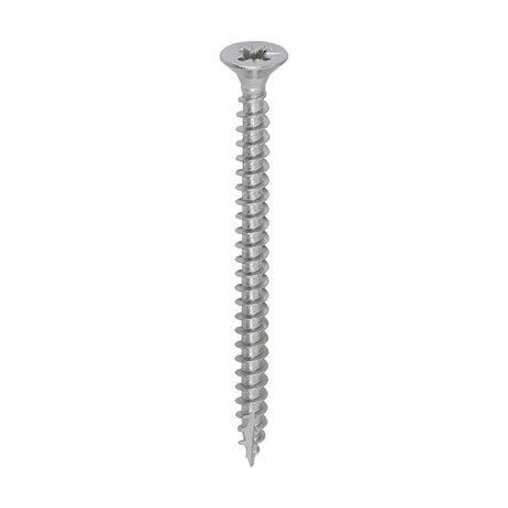 This is an image of Timco - Classic Multi-Purpose Screws - PZ - Double Countersunk - A2 Stainless Steel 4.5 x 60mm - (200 PCS Box) 45060CLASS