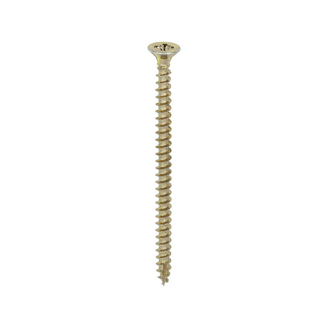 This is an image of Timco - Classic Multi-Purpose Screws - PZ - Double Countersunk - Yellow 4.5 x 70mm - (200 PCS Box) 45070CLAF
