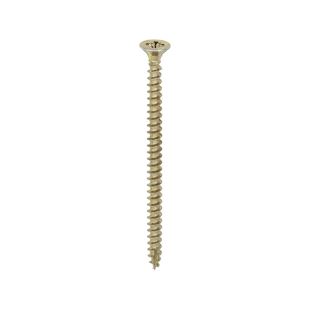 This is an image of Timco - Classic Multi-Purpose Screws - PZ - Double Countersunk - Yellow 4.5 x 70mm - (200 PCS Box) 45070CLAF