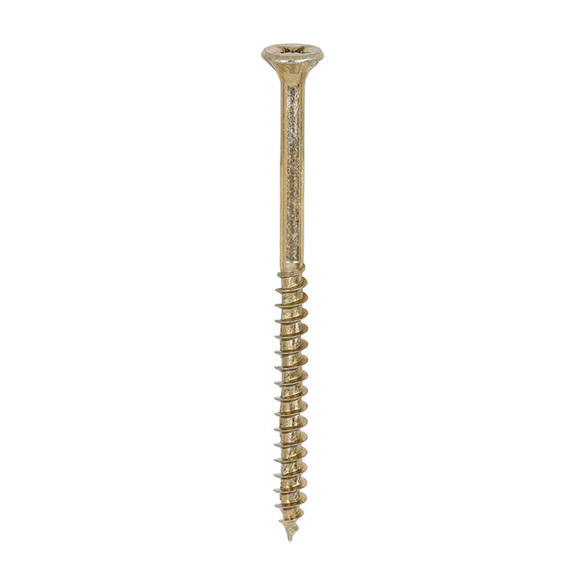 This is an image of Timco - Velocity Premium Multi-Use Screws - PZ - Double Countersunk - Yellow 4.5 x 70mm - (200 PCS Box) 45070VY