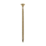 This is an image of Timco - Classic Multi-Purpose Screws - PZ - Double Countersunk - Yellow 4.5 x 80mm - (200 PCS Box) 45080CLAF