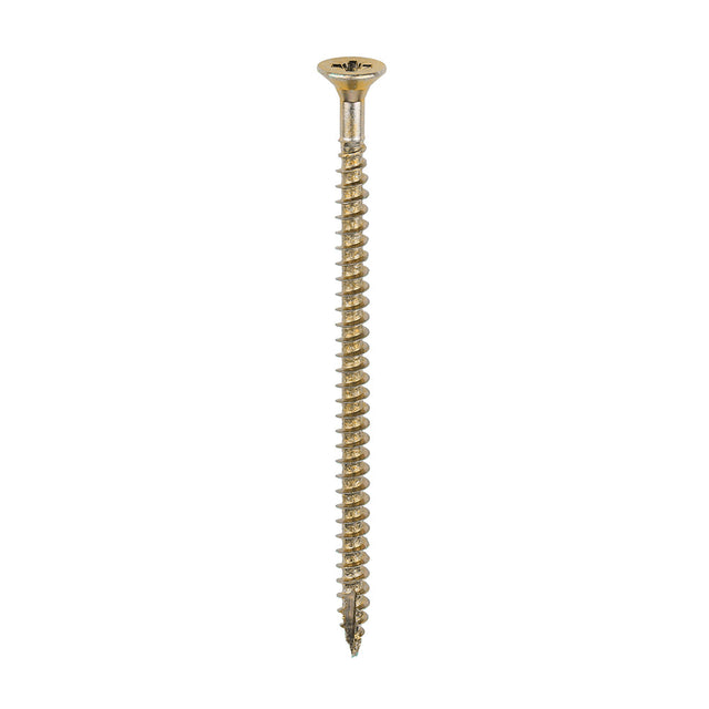 This is an image of Timco - Classic Multi-Purpose Screws - PZ - Double Countersunk - Yellow 4.5 x 80mm - (200 PCS Box) 45080CLAF