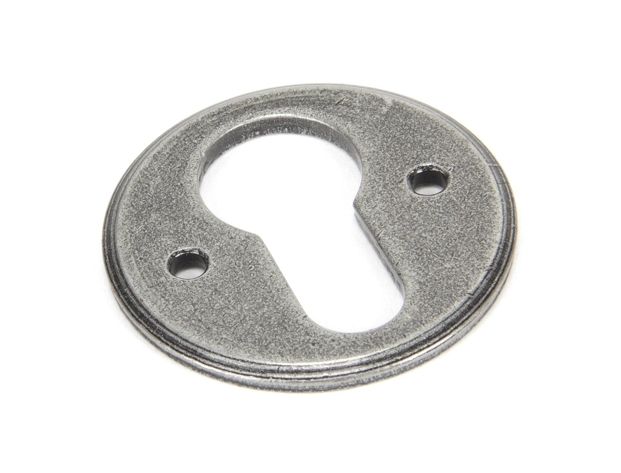 From The Anvil - Pewter Regency Euro Escutcheon | Sku. 45122 | Trade Door Handles.