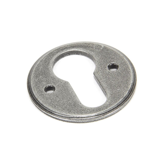 From The Anvil - Pewter Regency Euro Escutcheon | Sku. 45122 | Trade Door Handles.