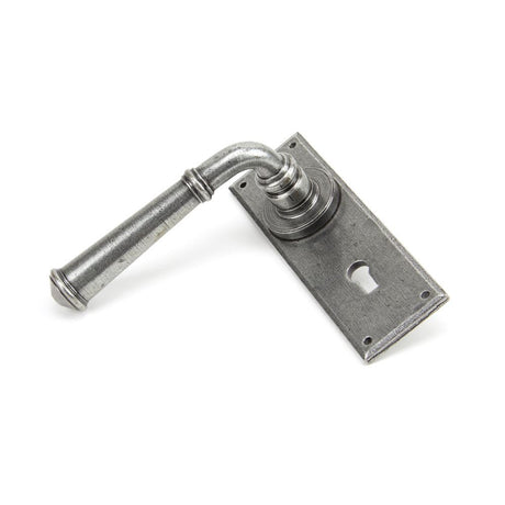 From The Anvil - Pewter Regency Lever Lock set | Sku. 45125 | Trade Door Handles.