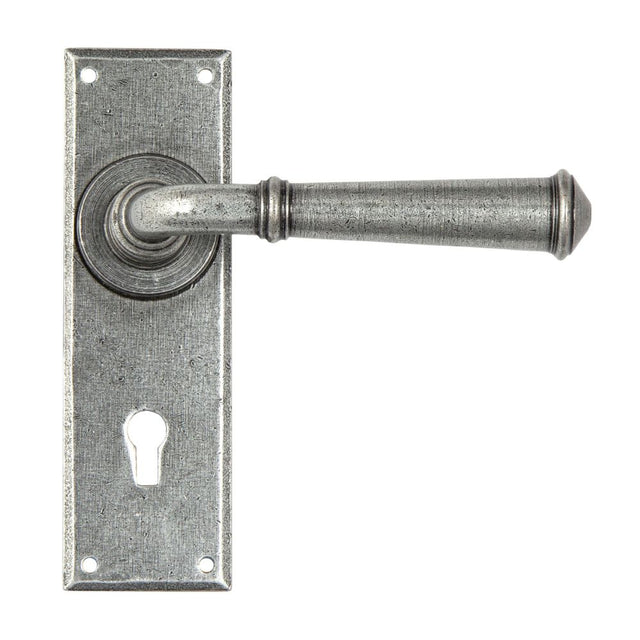From The Anvil - Pewter Regency Lever Lock set | Sku. 45125 | Trade Door Handles.
