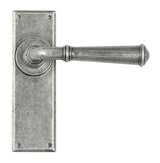 From The Anvil - Pewter Regency Lever Latch Set | Sku. 45126 | Trade Door Handles.