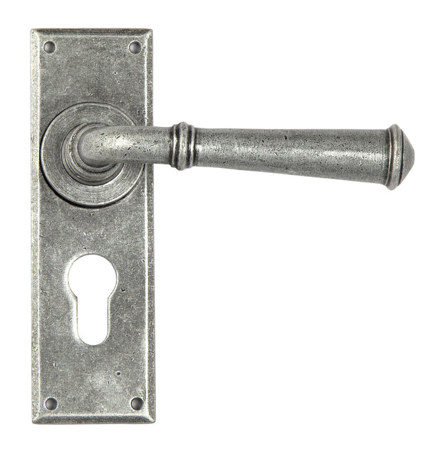 From The Anvil - Pewter Regency Lever Euro Lock Set | Sku. 45128 | Trade Door Handles.