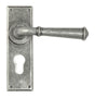 From The Anvil - Pewter Regency Lever Euro Lock Set | Sku. 45128 | Trade Door Handles.
