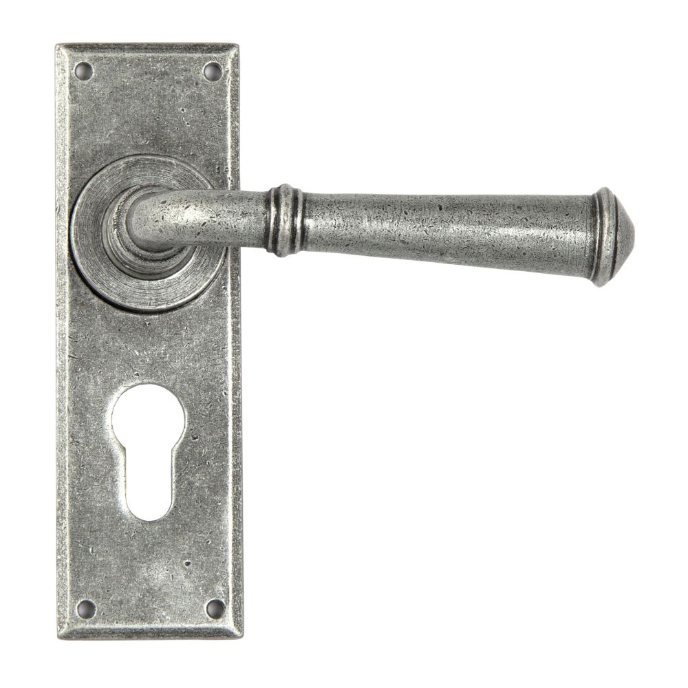 From The Anvil - Pewter Regency Lever Euro Lock Set | Sku. 45128 | Trade Door Handles.