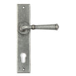 From The Anvil - Pewter Regency Lever Espag. Lock Set | Sku. 45129 | Trade Door Handles.