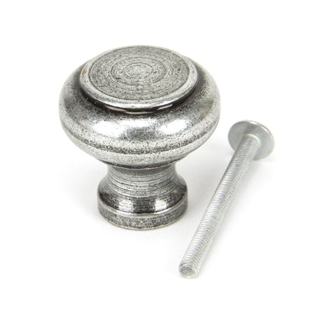From The Anvil - Pewter Regency Cabinet Knob - Small | Sku. 45149 | Trade Door Handles.