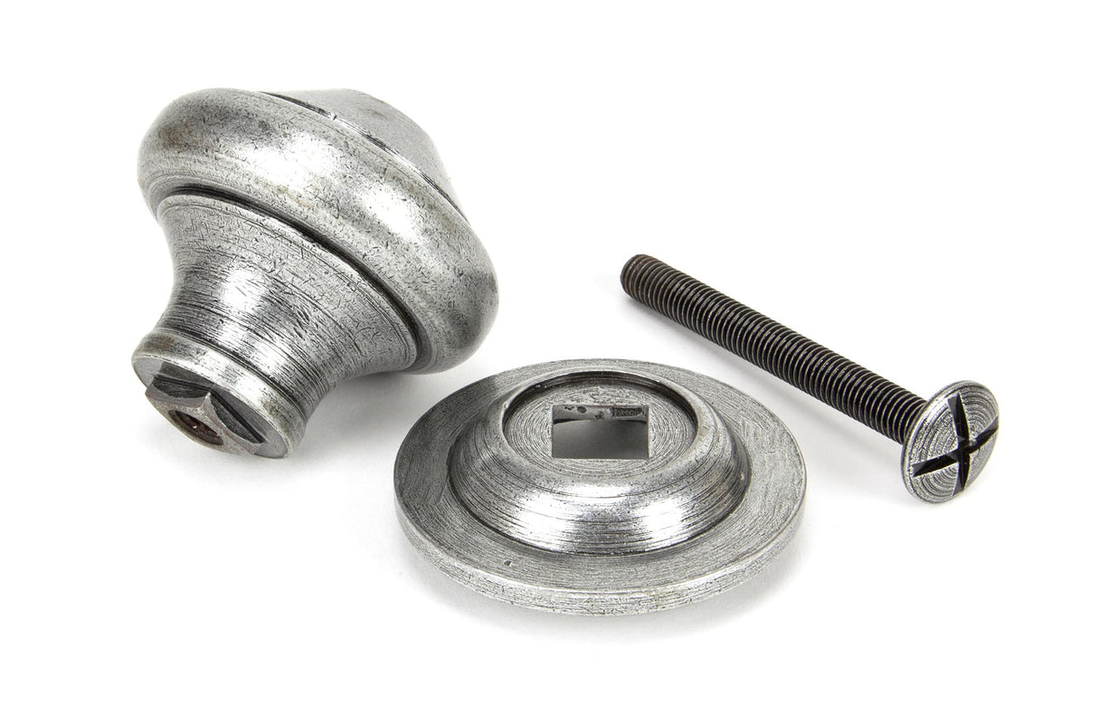 From The Anvil - Pewter Regency Centre Door Knob | Sku. 45155 | Trade Door Handles.