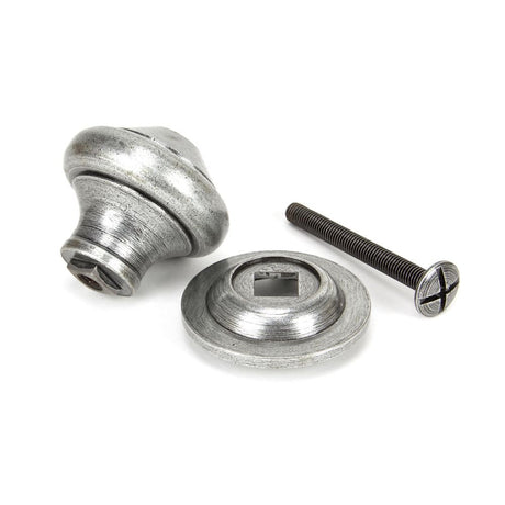 From The Anvil - Pewter Regency Centre Door Knob | Sku. 45155 | Trade Door Handles.
