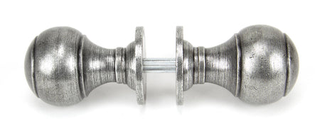 From The Anvil - Pewter Regency Mortice/Rim Knob Set | Sku. 45156 | Trade Door Handles.