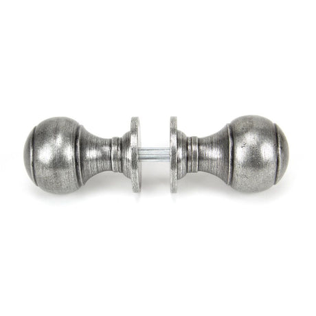 From The Anvil - Pewter Regency Mortice/Rim Knob Set | Sku. 45156 | Trade Door Handles.