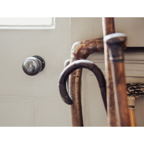 From The Anvil - Pewter Regency Mortice/Rim Knob Set | Sku. 45156 | Trade Door Handles.