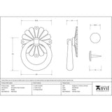 From The Anvil - Pewter Shropshire Door Knocker | Sku. 45207 | Trade Door Handles.