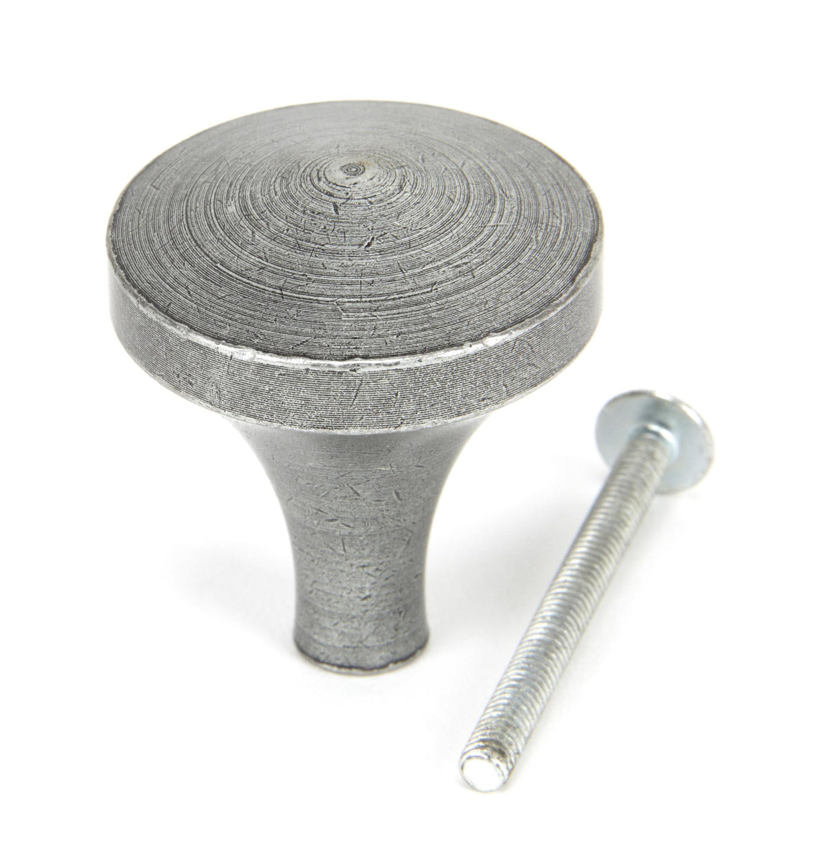 From The Anvil - Pewter Shropshire Cabinet Knob - Large | Sku. 45212 | Trade Door Handles.