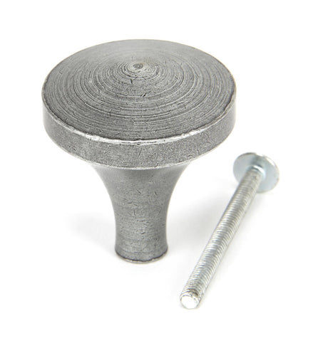 From The Anvil - Pewter Shropshire Cabinet Knob - Large | Sku. 45212 | Trade Door Handles.