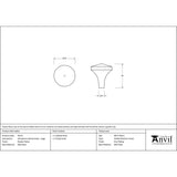 From The Anvil - Pewter Shropshire Cabinet Knob - Large | Sku. 45212 | Trade Door Handles.