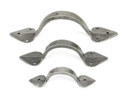 From The Anvil - Pewter Medium Shropshire Pull Handle | Sku. 45246 | Trade Door Handles.