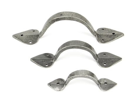 From The Anvil - Pewter Medium Shropshire Pull Handle | Sku. 45246 | Trade Door Handles.