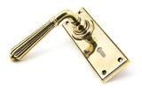 From The Anvil - Aged Brass Hinton Lever Lock Set | Sku. 45310 | Trade Door Handles.