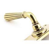 From The Anvil - Aged Brass Hinton Lever Lock Set | Sku. 45310 | Trade Door Handles.