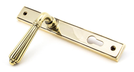 From The Anvil - Aged Brass Hinton Slimline Lever Espag. Lock Set | Sku. 45314 | Trade Door Handles.