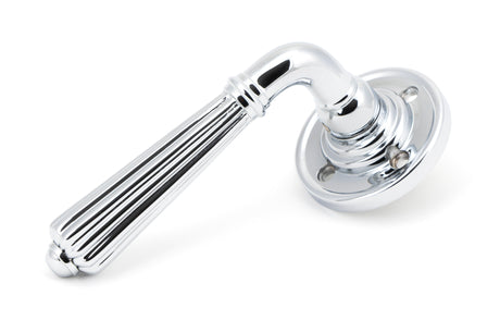 From The Anvil - Polished Chrome Hinton Lever on Rose Set | Sku. 45315 | Trade Door Handles.