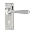 From The Anvil - Polished Chrome Hinton Lever Lock Set | Sku. 45316 | Trade Door Handles.
