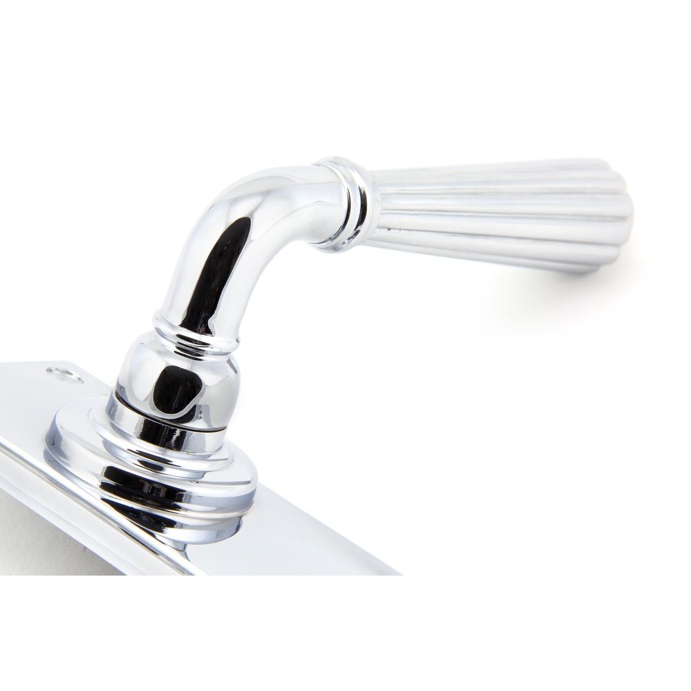 From The Anvil - Polished Chrome Hinton Lever Latch Set | Sku. 45317 | Trade Door Handles.