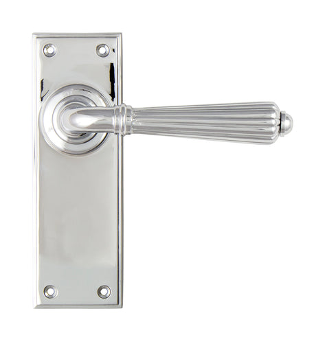 From The Anvil - Polished Chrome Hinton Lever Latch Set | Sku. 45317 | Trade Door Handles.