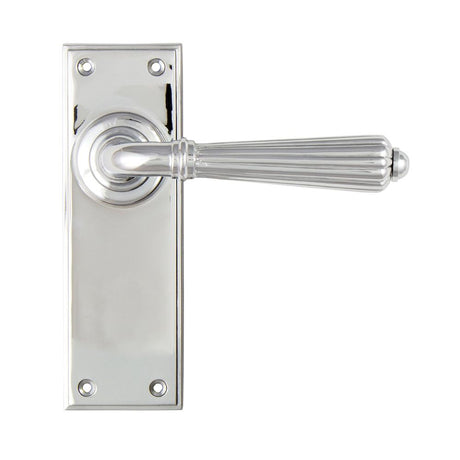 From The Anvil - Polished Chrome Hinton Lever Latch Set | Sku. 45317 | Trade Door Handles.