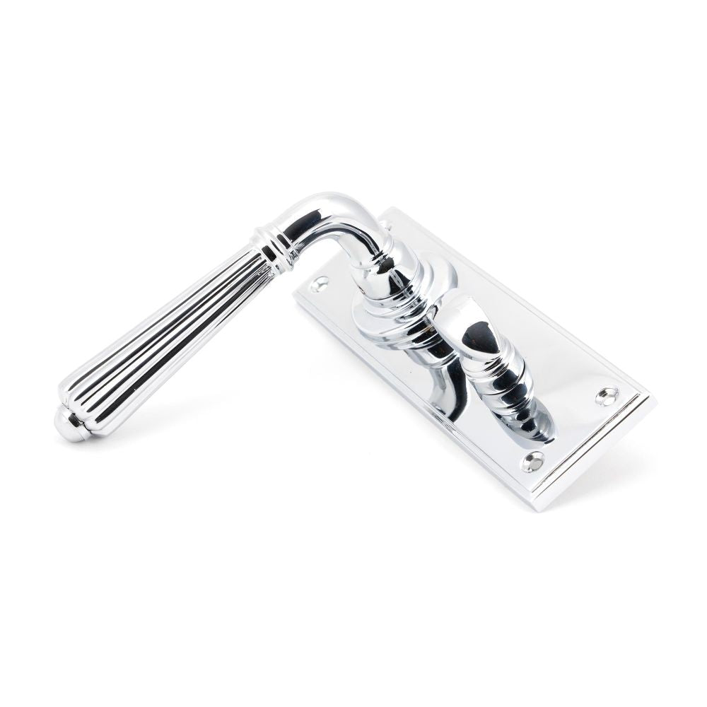 From The Anvil - Polished Chrome Hinton Lever Bathroom Set | Sku. 45318 | Trade Door Handles.