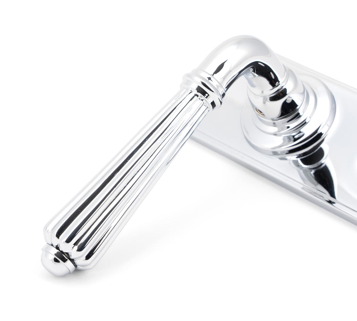 From The Anvil - Polished Chrome Hinton Lever Bathroom Set | Sku. 45318 | Trade Door Handles.