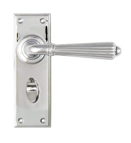 From The Anvil - Polished Chrome Hinton Lever Bathroom Set | Sku. 45318 | Trade Door Handles.
