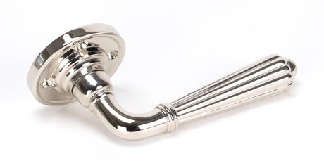 From The Anvil - Polished Nickel Hinton Lever on Rose Set | Sku. 45321 | Trade Door Handles.