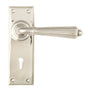 From The Anvil - Polished Nickel Hinton Lever Lock Set | Sku. 45322 | Trade Door Handles.