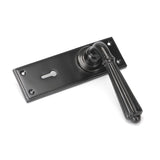 From The Anvil - Aged Bronze Hinton Lever Lock Set | Sku. 45328 | Trade Door Handles.