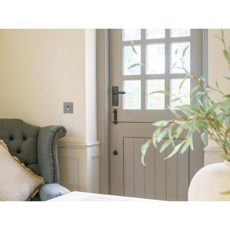 From The Anvil - Aged Bronze Hinton Lever Lock Set | Sku. 45328 | Trade Door Handles.