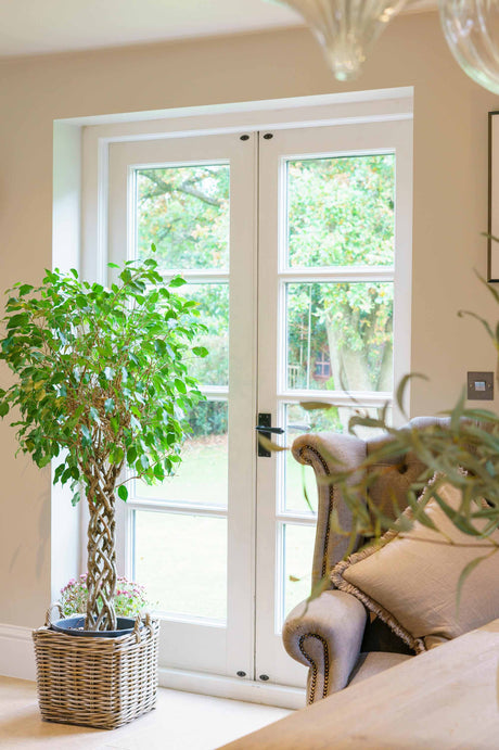 From The Anvil - Aged Bronze Hinton Lever Lock Set | Sku. 45328 | Trade Door Handles.