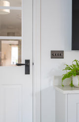 From The Anvil - Aged Bronze Hinton Lever Latch Set | Sku. 45329 | Trade Door Handles.