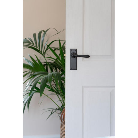 From The Anvil - Aged Bronze Hinton Lever Latch Set | Sku. 45329 | Trade Door Handles.